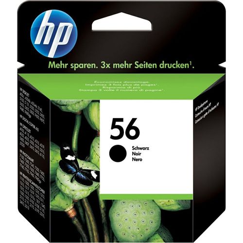 Tintenpatrone HP C6656 schwarz Packung mit 60 Stück