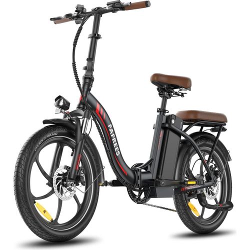 E-Bike FAFREES F20+ Pro - Motor 250W Akku 36V22.5Ah 20 Zoll R?der Mechanische Scheibenbremse - Schwarz