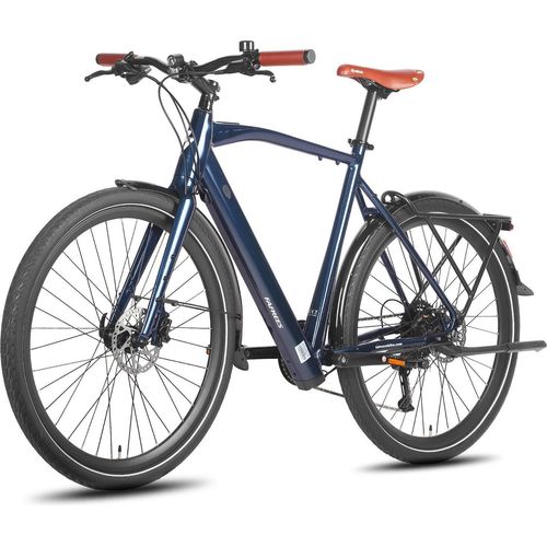 FAFREES F700M City E-Bike - Motor 250W Akku 36V10AH Alurahmen Hydraulikbremse - Blau