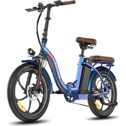 E-Bike FAFREES F20+ Pro - Motor 250W Akku 36V22.5Ah 20 Zoll R?der Mechanische Scheibenbremse - Aurorablau
