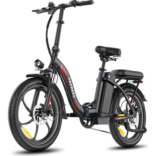 E-Bike FAFREES F20+ - Motor 250W Akku 36V20Ah 20 Zoll R?der Mechanische Scheibenbremse - Schwarz