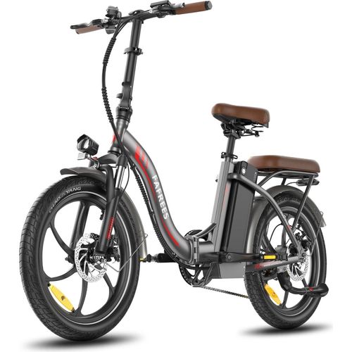E-Bike FAFREES F20+ Pro - Motor 250W Akku 36V22.5Ah 20 Zoll R?der Mechanische Scheibenbremse - Grau