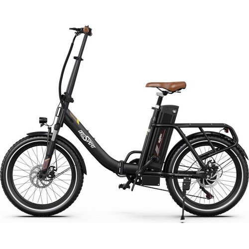 ONESPORT OT16-2 E-Bike 250W Motor 48V17AH Batterie 20 Zoll Reifen Mechanische Scheibenbremse - Dunkelbraun