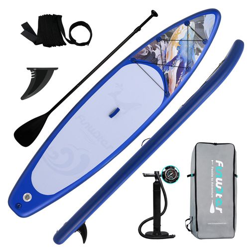 FunWater Stand up paddle Board, SUP Board Set, Stand up Paddle Board,SUP paddle Board,Handpumpe,350x83x15cm, bis150kg
