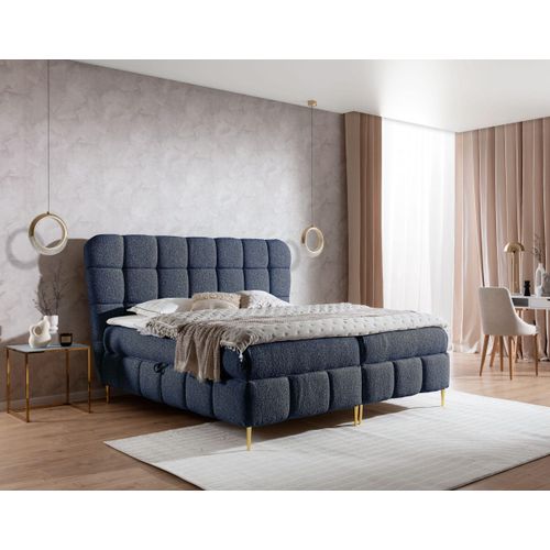 YOURHOUSE24 Boxspringbett LOLLY Hotelbett Mit Zwei Bettkasten Kontinentales Bett (Farbe: corbett 78, Größe: 120x200 cm)