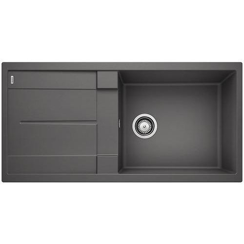 BLANCO METRA XL 6 S, Aufsatzwanne, Rechteckig, Grau, 1 Becken, Rechteckig, 490 x 430 mm