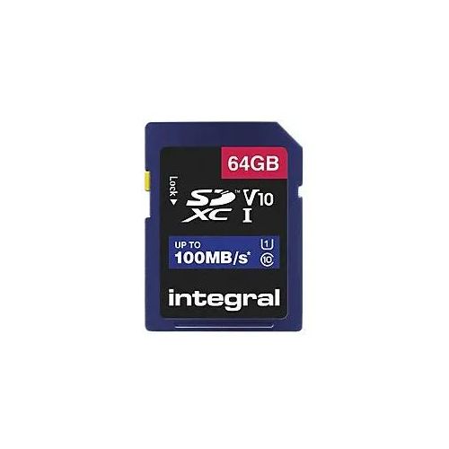 Integral SDXC Flash-Speicherkarte V10 64 GB