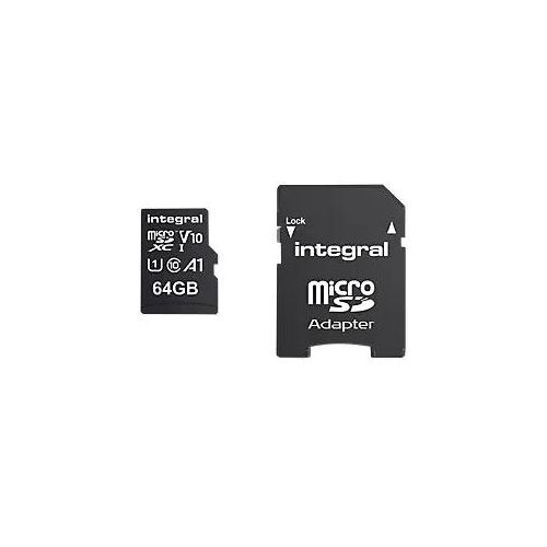 Integral Micro SDXC Flash-Speicherkarte V10 64 GB