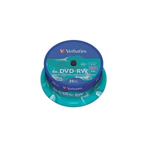 Verbatim DVD-RW 4.7 GB 25 Stück