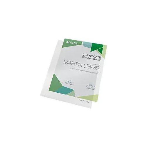 Leitz Super Premium Klarsichthülle DIN A4 Transparent PVC (Polyvinylchlorid) 150 Mikron 100 Stück Image
