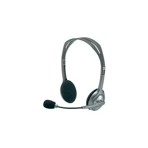 Logitech Verkabelt Headset Kopfbügel Mit Mikrofon Stereo H110 Schwarz
