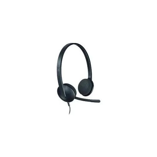 Logitech Verkabelt Headset Kopfbügel Over-Ear Noise Cancelling Microphone Stereo H340 Schwarz