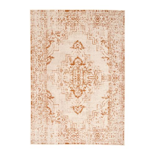 Teppich Vintage - Spring Ethnic Creme Terra - 160x230 cm - Boho, Klassik, Ländlich, Orientalisch - Wohnzimmer, Esszimmer, Schlafzimmer - FRAAI | Home & Living