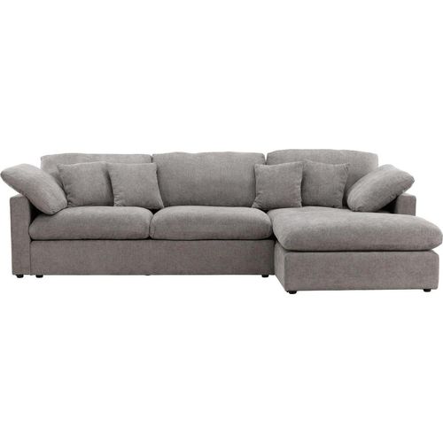 Ecksofa Amalfi - Dunkelgrau