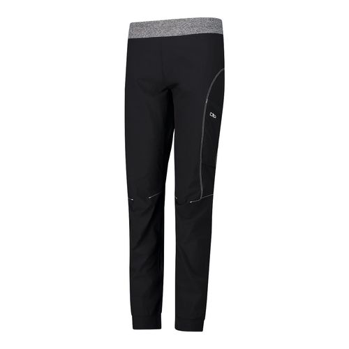 Outdoorhose CMP, Damen, Gr. 40, N-Gr, schwarz (nero), Obermaterial: 92% Polyamid, 8% Elasthan. Futter: 92% Polyester, 8% Elasthan, sportlich, Hosen
