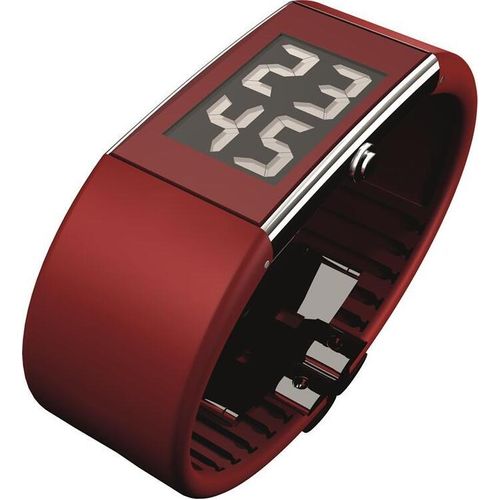 Rosendahl 43108 Watch 2 Herren Uhr, Edelstahl, Polyurethan, Rot
