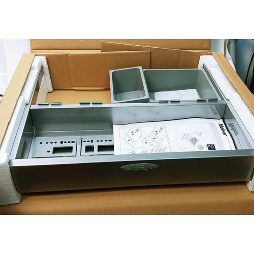 Naber, Cox® Base-Board 600. Abfallsammler, silber - Mülleimer