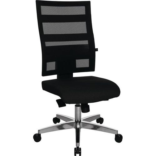 Bürodrehstuhl m.Punktsynchrontechnik schwarz/schwarz 450-550mm Trgf.110kg