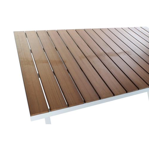 Tisch DKD Home Decor Außenbereich Aluminium Harz (200 x 90 x 75 cm)