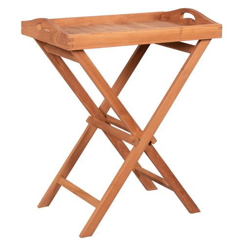 Teakholz Serviertisch WOODIE, 40 x 60 cm in natur