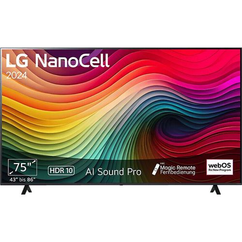 LG 75NANO81T6A 75 Zoll NanoCell Fernseher