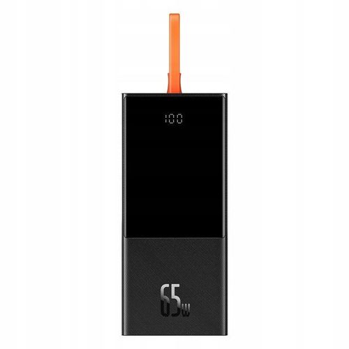 Powerbank 20000Mah 65W Baseus 2X Usb-A 2X Usb-C Qc Pd Led + Usb-C Kabel