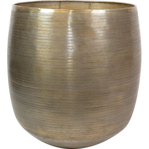 Ter Steege Blumentopf Aluminium Gold D 60 cm H 62 cm