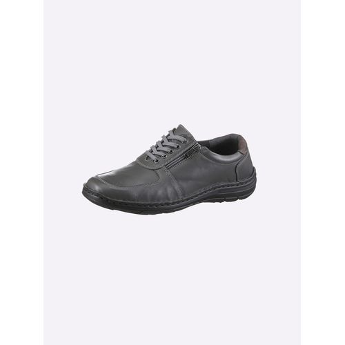 Schnürschuh CLASSIC, Herren, Gr. 40, grau, Glattleder, Leder, Schuhe
