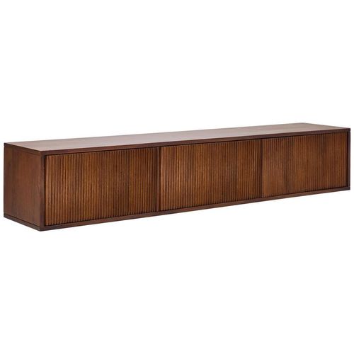 Livetastic Lowboard , Walnuss , Holz , Mangoholz , massiv , Holz , 160x29x33 cm , Wohnzimmer, Wohnwände, Lowboards