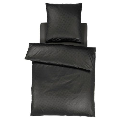 Joop! Bettwäsche Cornflower , Schwarz , Textil , Uni , 135x200 cm , Oeko-Tex® Standard 100 , pflegeleicht, schadstoffgeprüft, edel glänzend, dicht gewebtes Garn , Schlaftextilien, Bettwäsche, Bettwäsche, Satin-Bettwäsche