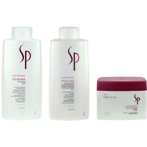 Wella SP Color Save Shampoo 1000ml + Conditioner 1000ml + Mask 400ml