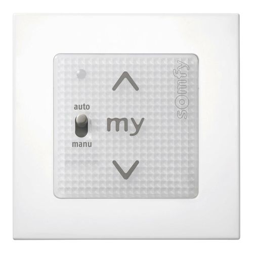 Somfy | Wandsender Smoove Uno A/M io Pure o.Rahmen | für io-homecontrol-Antriebe geeignet | 1811404)