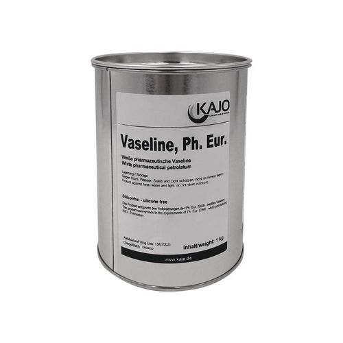 Vaseline 1kg weiß DAB10 (dt.Arzneimittelbuch) Dose KAJO