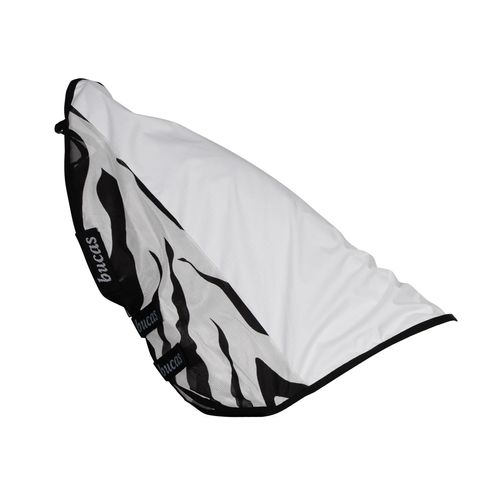 Bucas Regen-/Fliegendecke Buzz-off Rain & Neck mit Halsteil Zebra 135