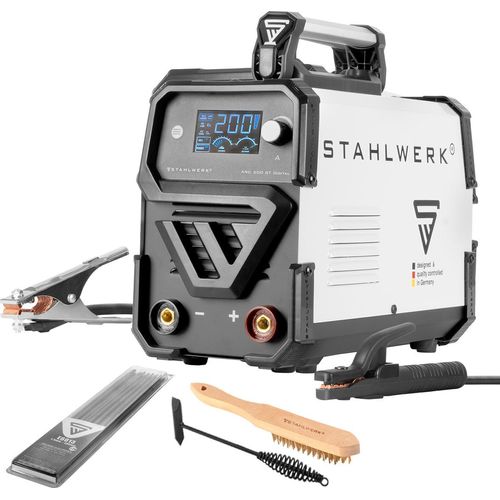 STAHLWERK Schweißgerät ARC 200 ST Digital MMA Elektroden E Hand Inverter 200 A