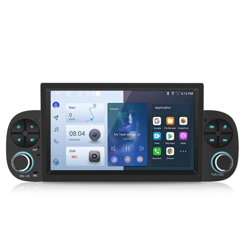 Einbau-Navigationsgeräte 2+64G Carplay Autoradio NAVI SWC WIFI GPS Für Fiat Panda 2013-2020 7''GPS NAVI 4kern