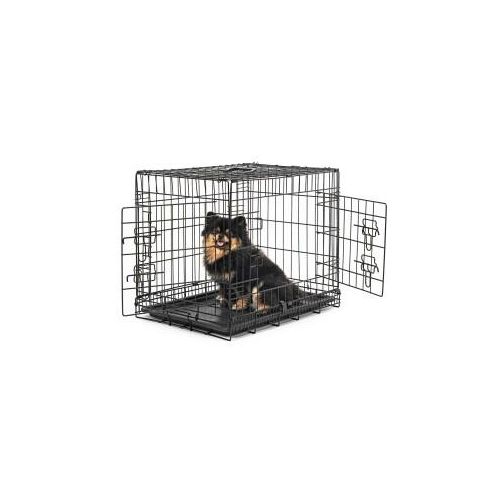 Lionto Hundetransportkäfig Tiertransportbox Hundebox Größe (S) 45x31x36 cm M