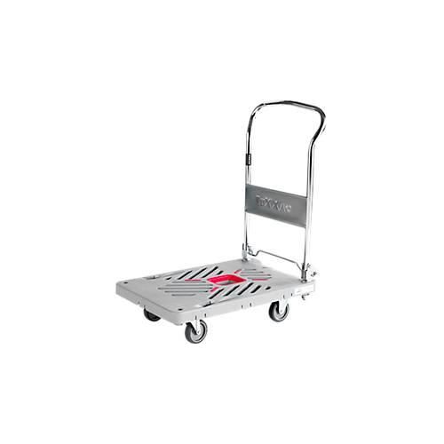 Plattformwagen RuXXac Dandy, bis 180 kg, 2 Lenk- und 2 Bockrollen, inkl. Spannfix-Gummi, ohne Bremsen, Polypropylen