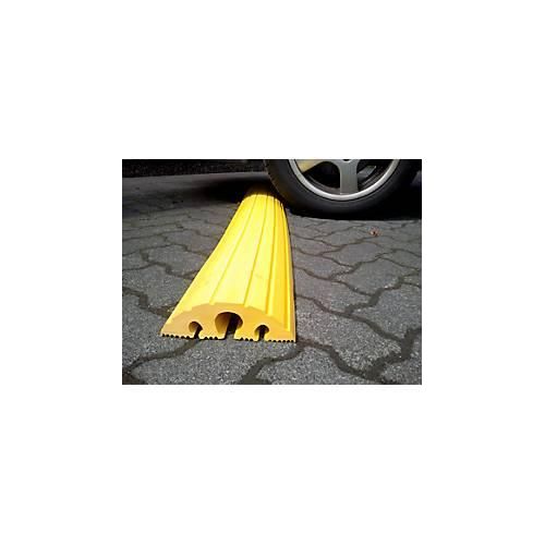 Kabelbrücke, PVC, 1 Kanal Ø 40 mm + 2 Kanäle Ø 20 mm, bis 30 t, L 1500 x B 200 x H 60 mm