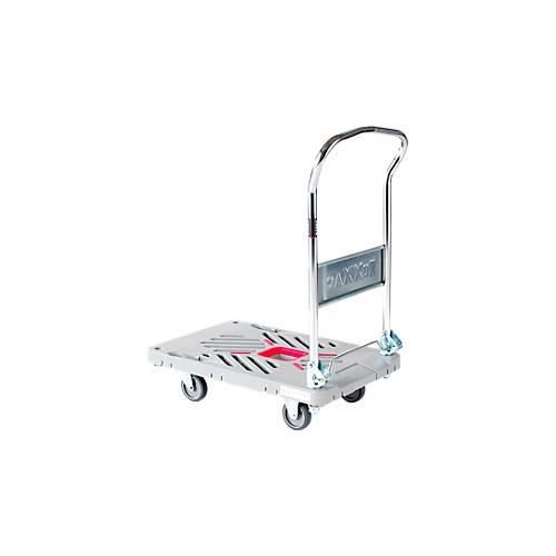 Plattformwagen RuXXac Dandy, bis 180 kg, 2 Lenk- und 2 Bockrollen, inkl. Spannfix-Gummi, mit Bremsen, Polypropylen