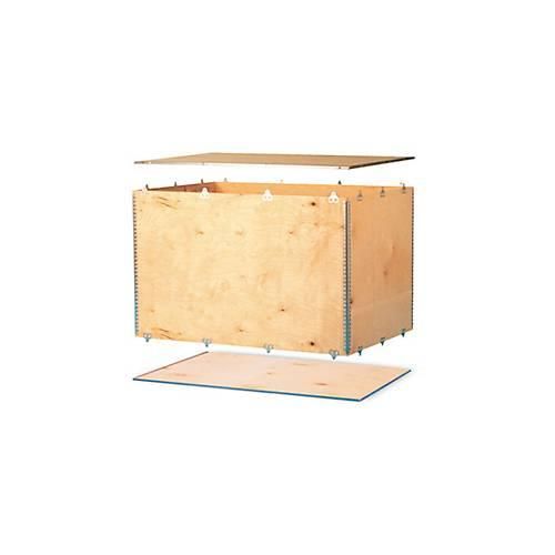 Holzfaltkiste, 1 Euromaß, 6 mm Birkensperrholz, weltweit einsetzbar