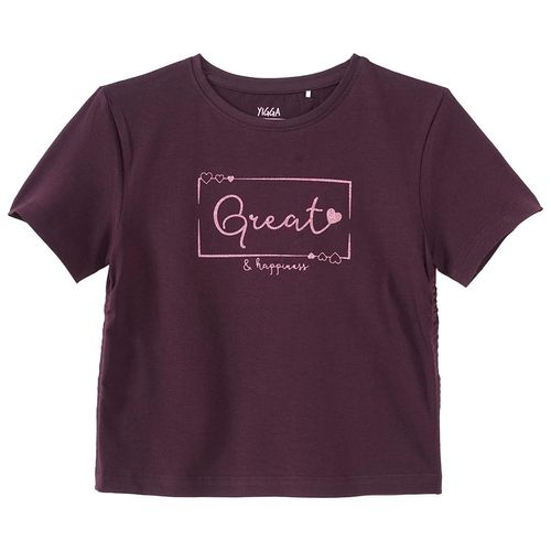 Mädchen T-Shirt mit Glitzer-Schriftzug