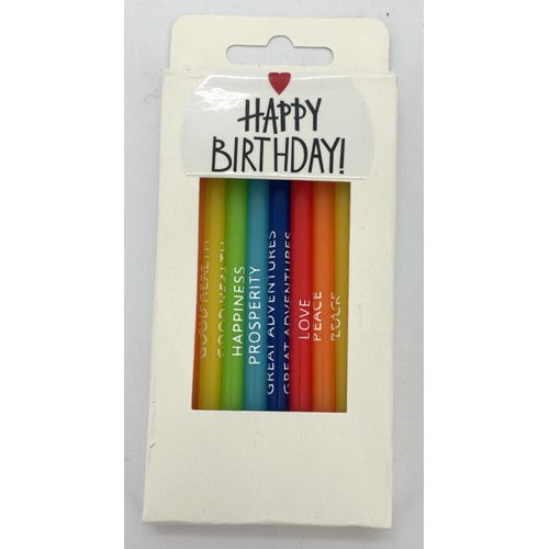 Kerzen-Set HAPPY BIRTHDAY