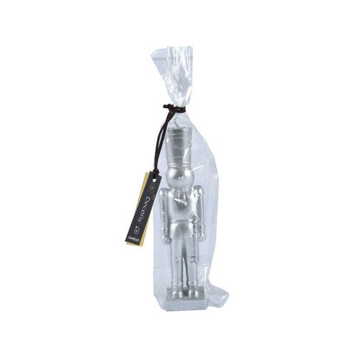 Kerze NUSSKNACKER silber