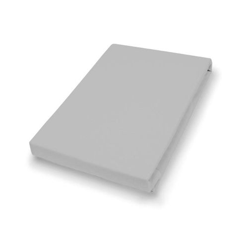 Spannbettlaken 190x200 grau