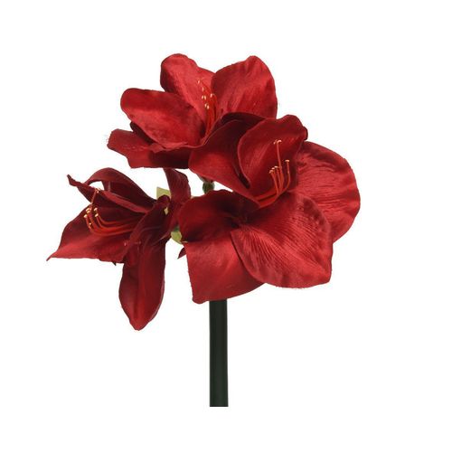 Kunstblume AMARYLLIS rot