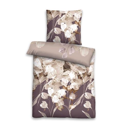 Bettwäsche SATIN taupe