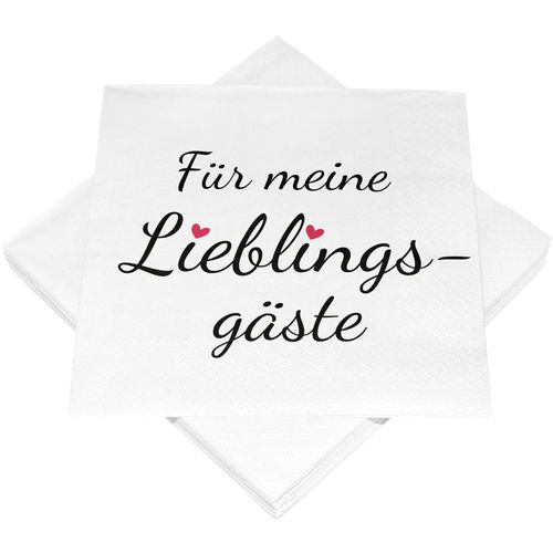 Servietten LIEBLINGSGÄSTE