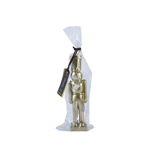 Kerze NUSSKNACKER gold