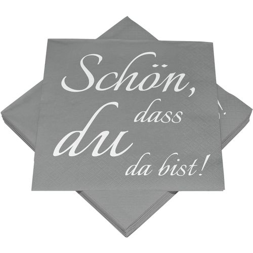 Servietten SCHÖN DASS DU DA